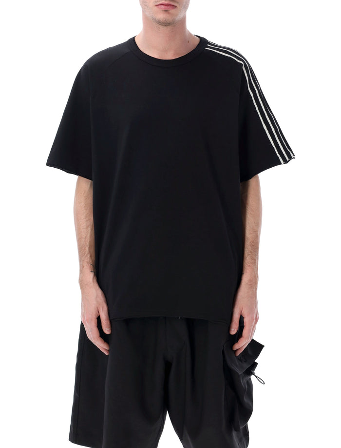 Y-3 raw edge black t-shirt Cotton Tshirt