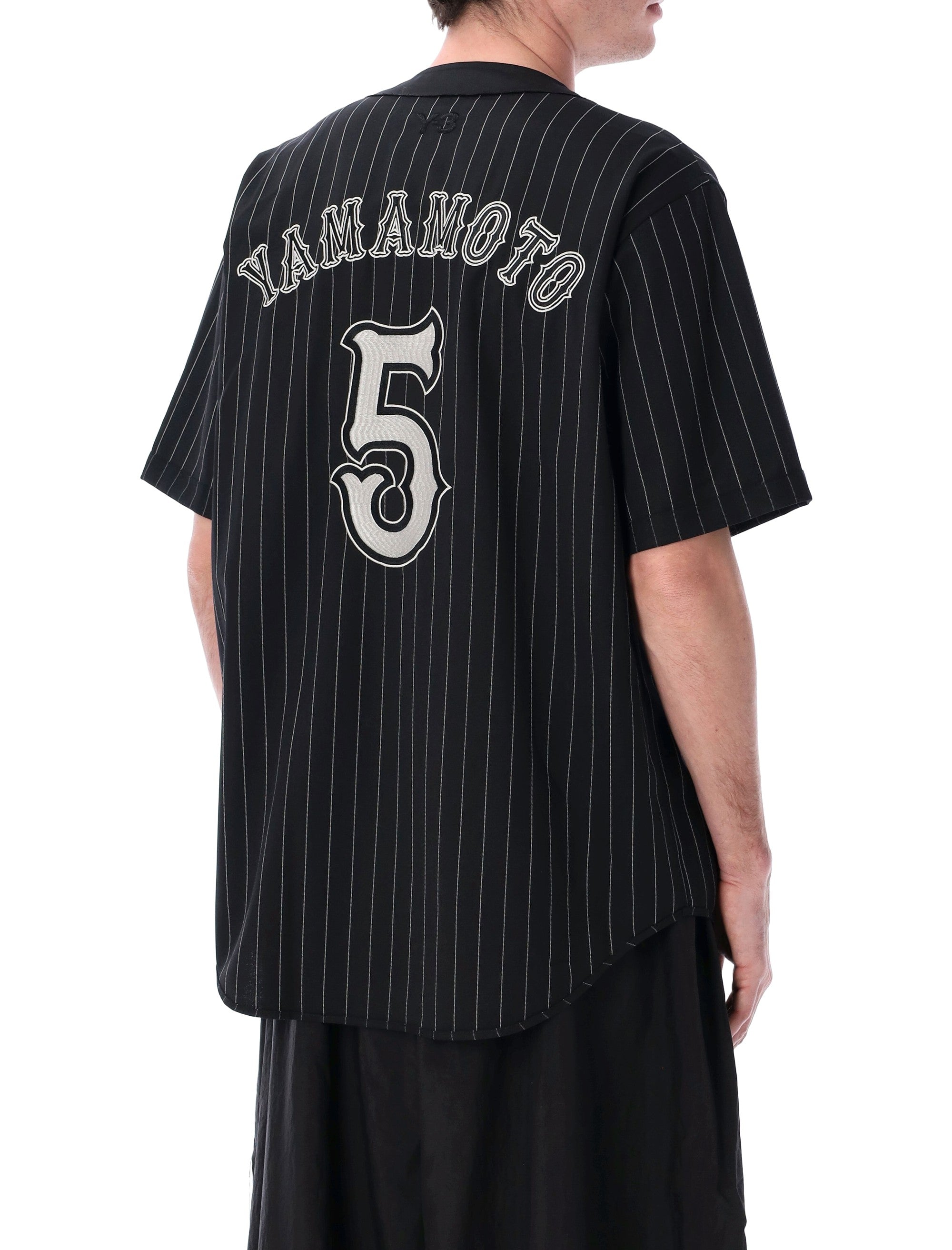 Y-3 Elite 5 Baseball shirt Black Recycled Polyester Tshirt