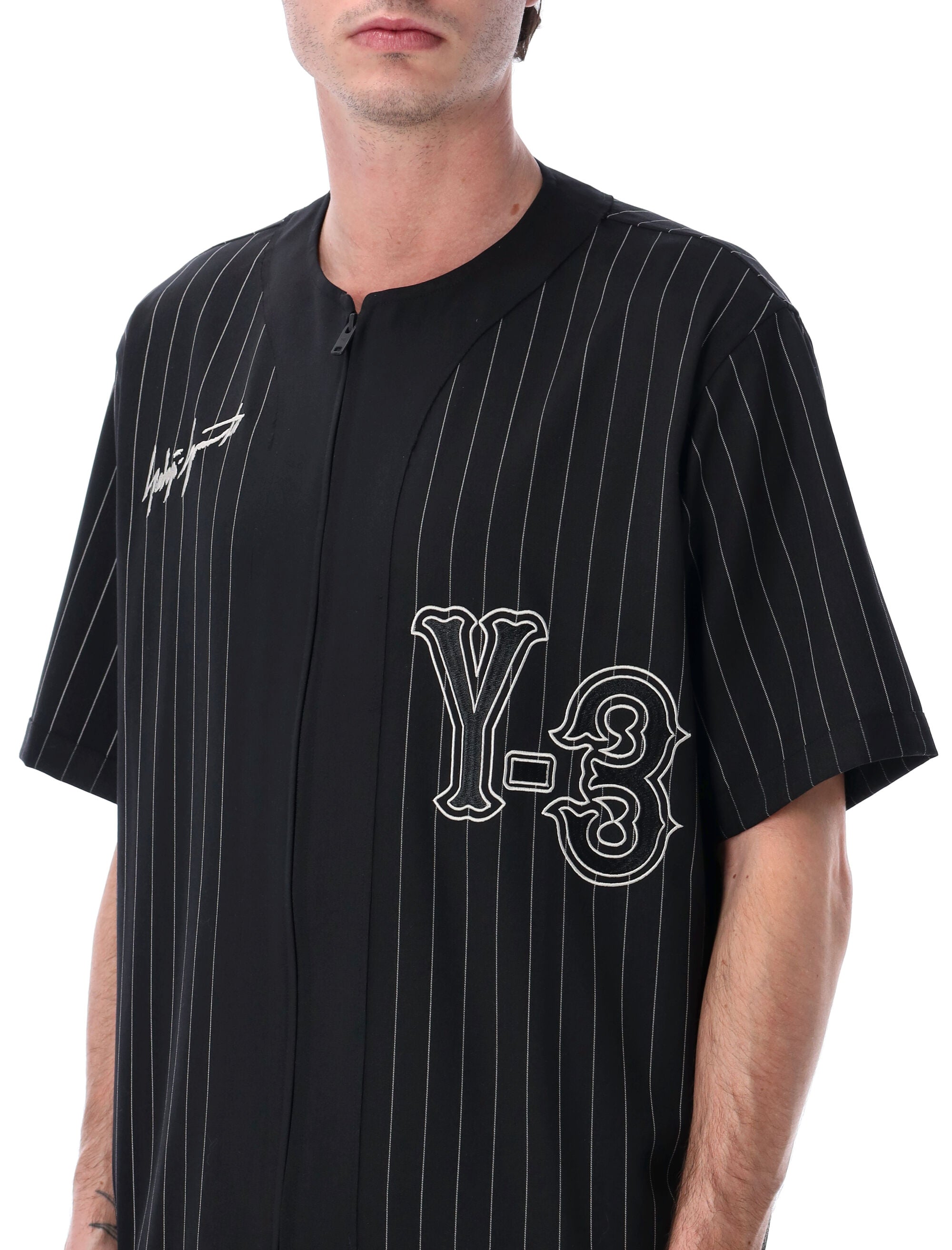 Y-3 Elite 5 Baseball shirt Black Recycled Polyester Tshirt