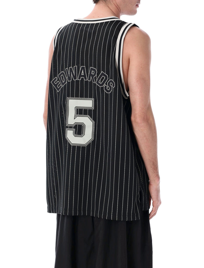 Y-3 Anthony Edwards Basketball Tank Black Recycled Polyester Top