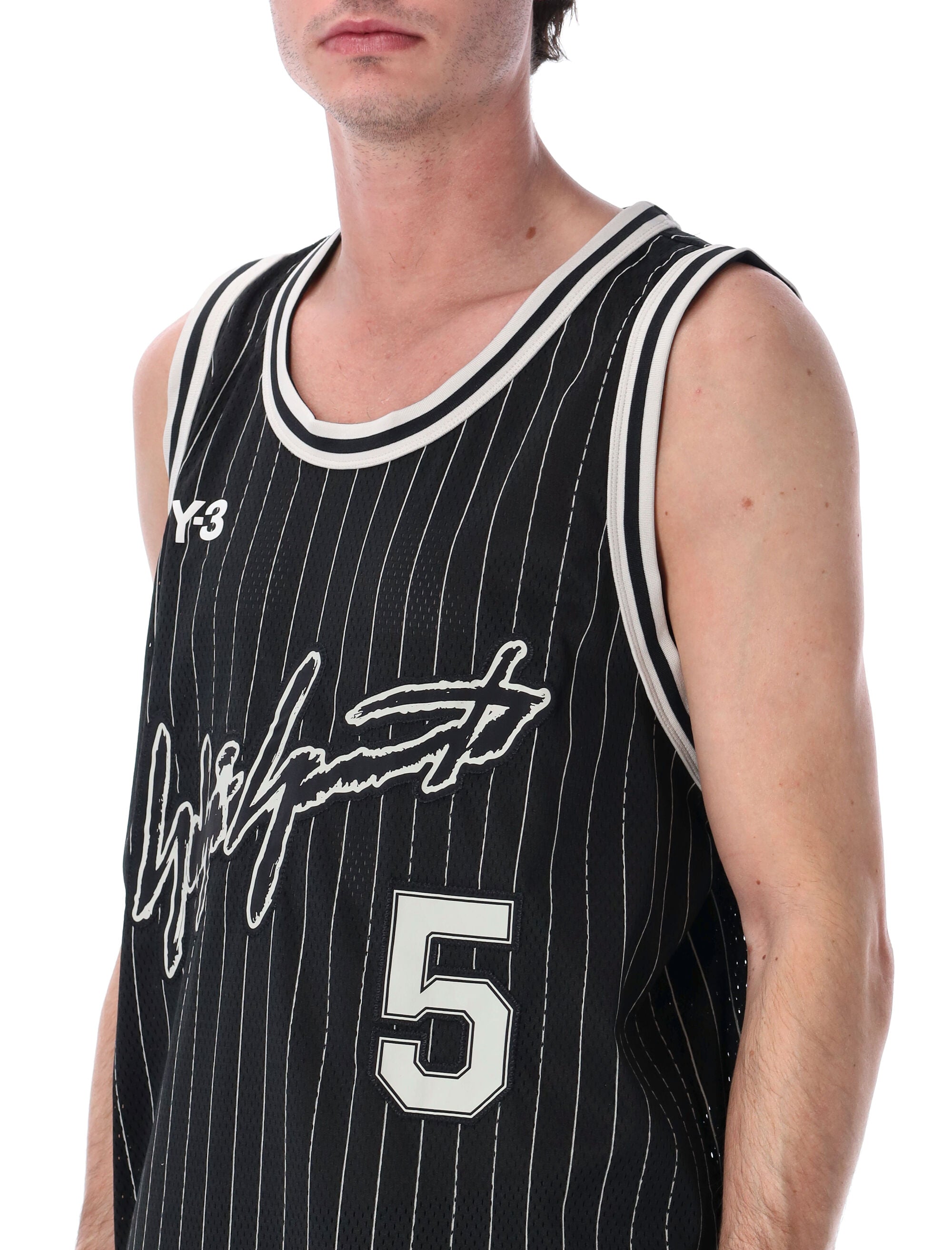 Y-3 Anthony Edwards basketball tank Black Recycled Polyester Top