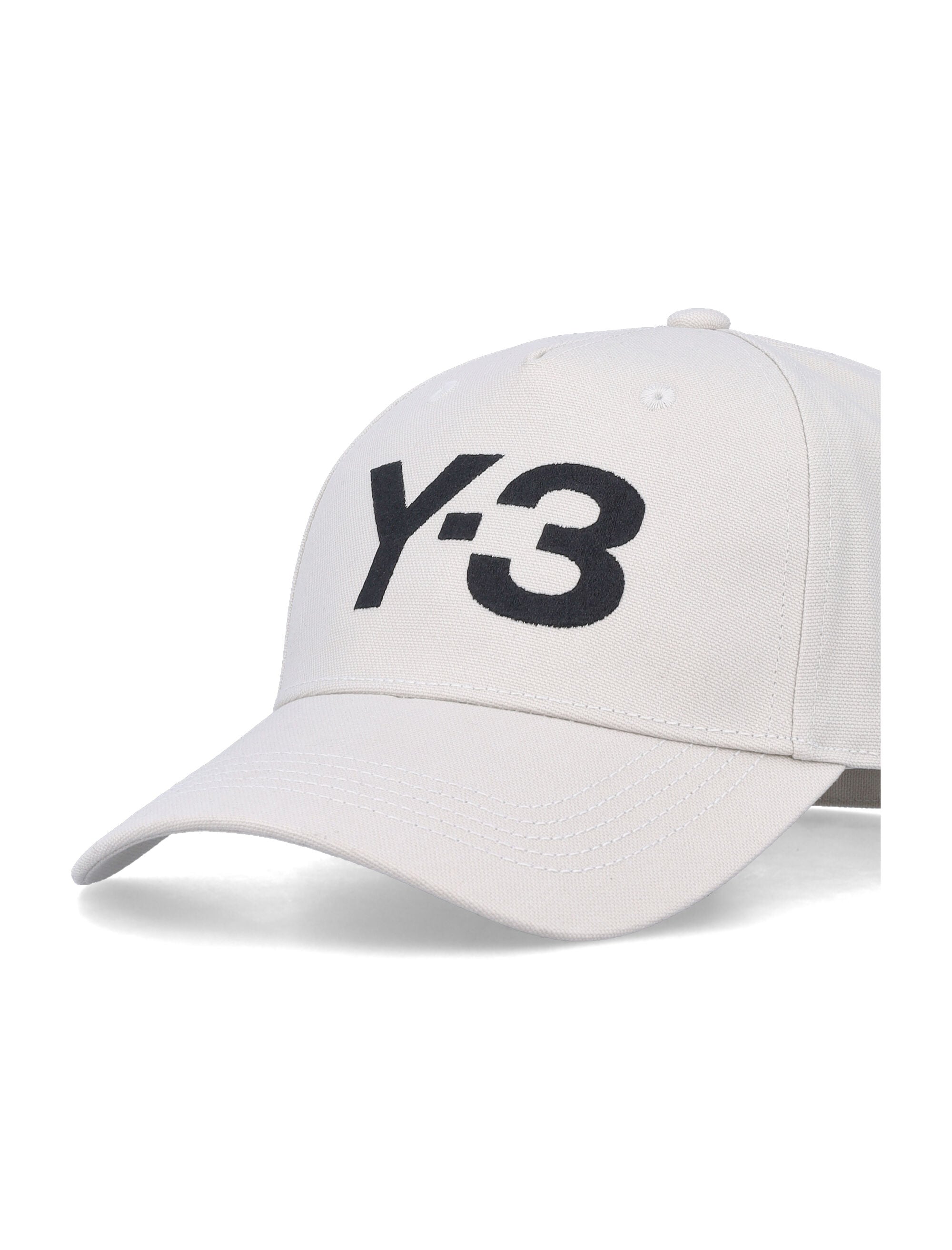 Y-3 talc cotton logo cap Hat
