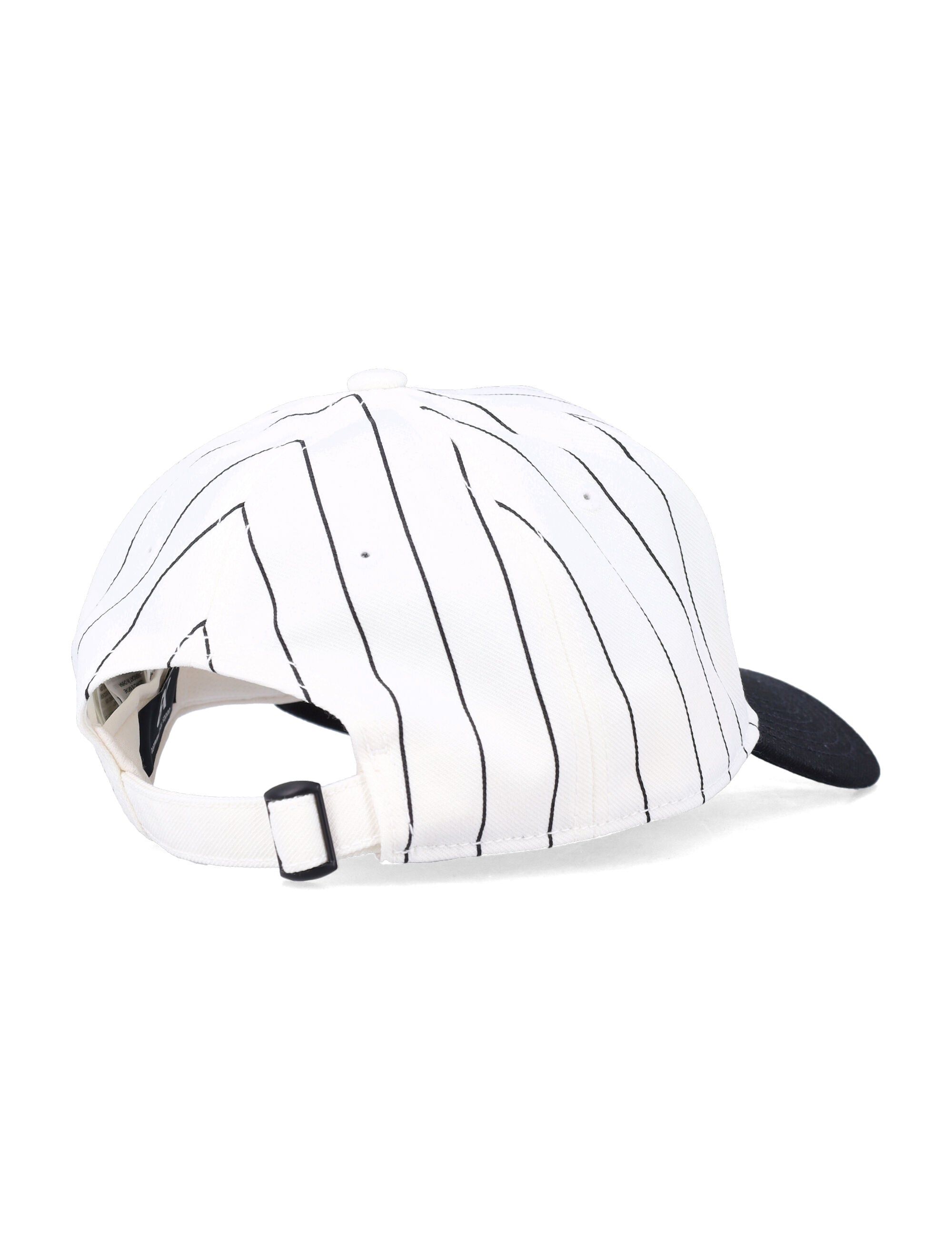 Y-3 white pinstripe twill cap Recycled Polyester Hat