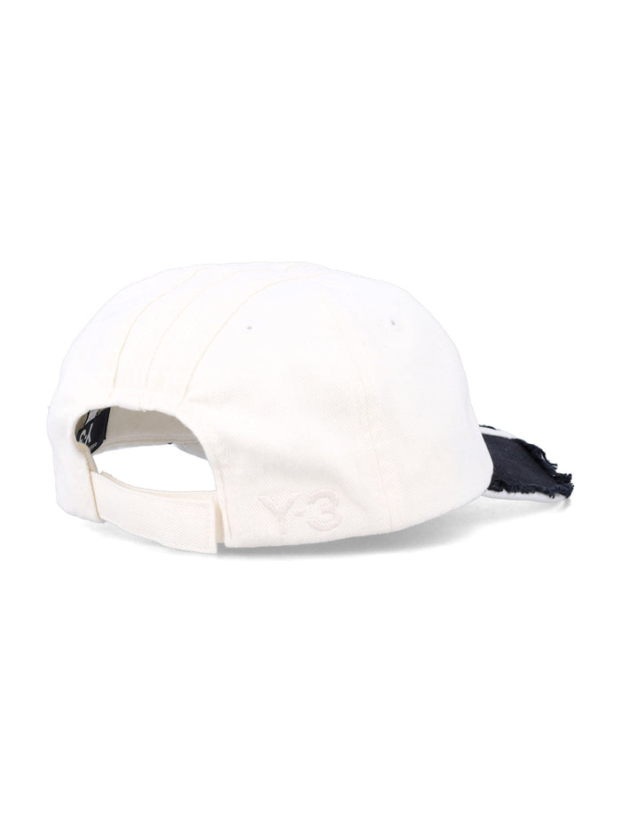 Y-3 Stripes off-white cap Off White/black Cotton Hat