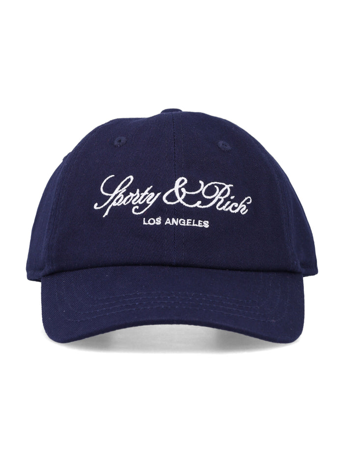 Sporty & Rich Vendome La Kids Cap Dark Navy Cotton Hat