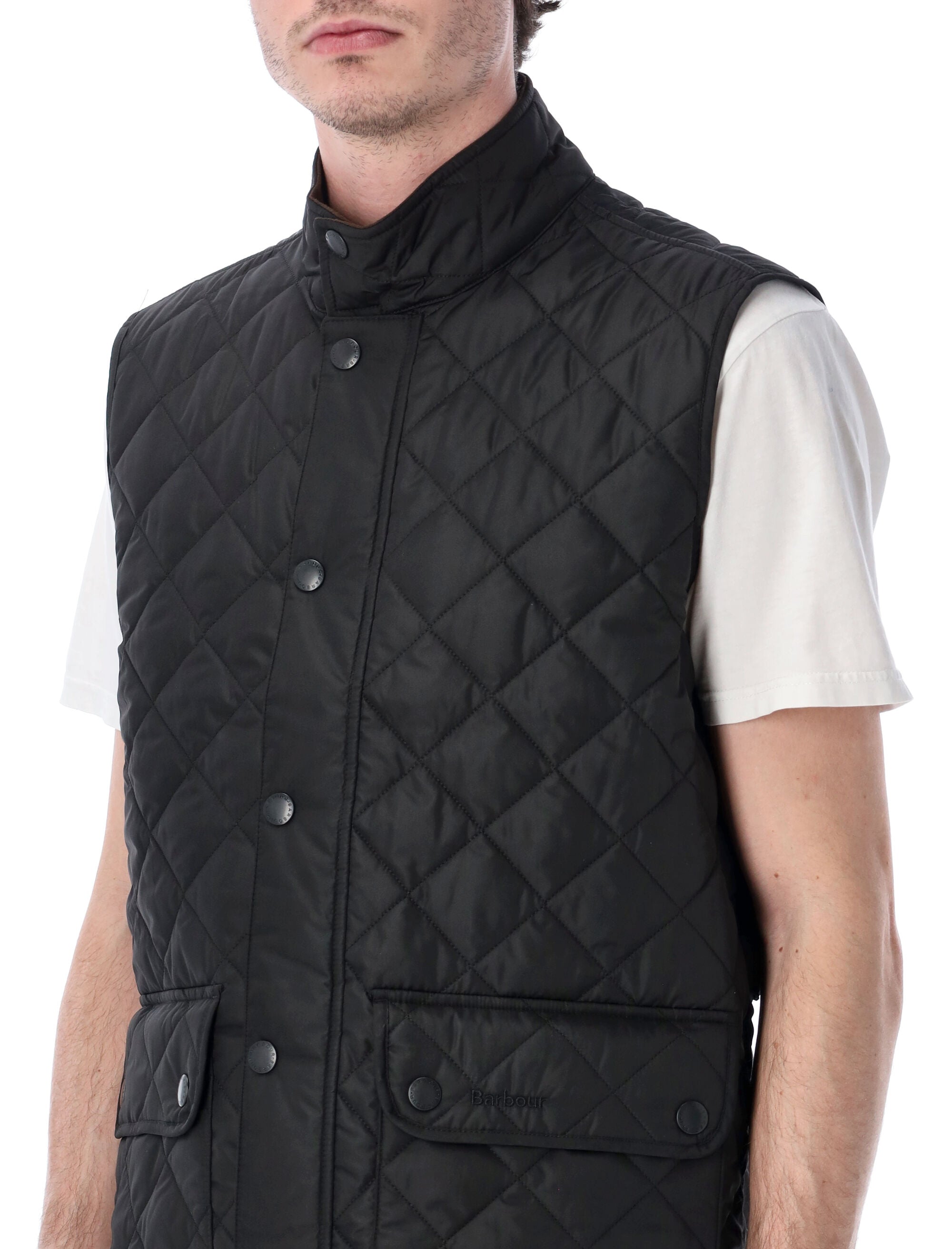 Barbour Lowerdale quilted vest Black Polyester Lining