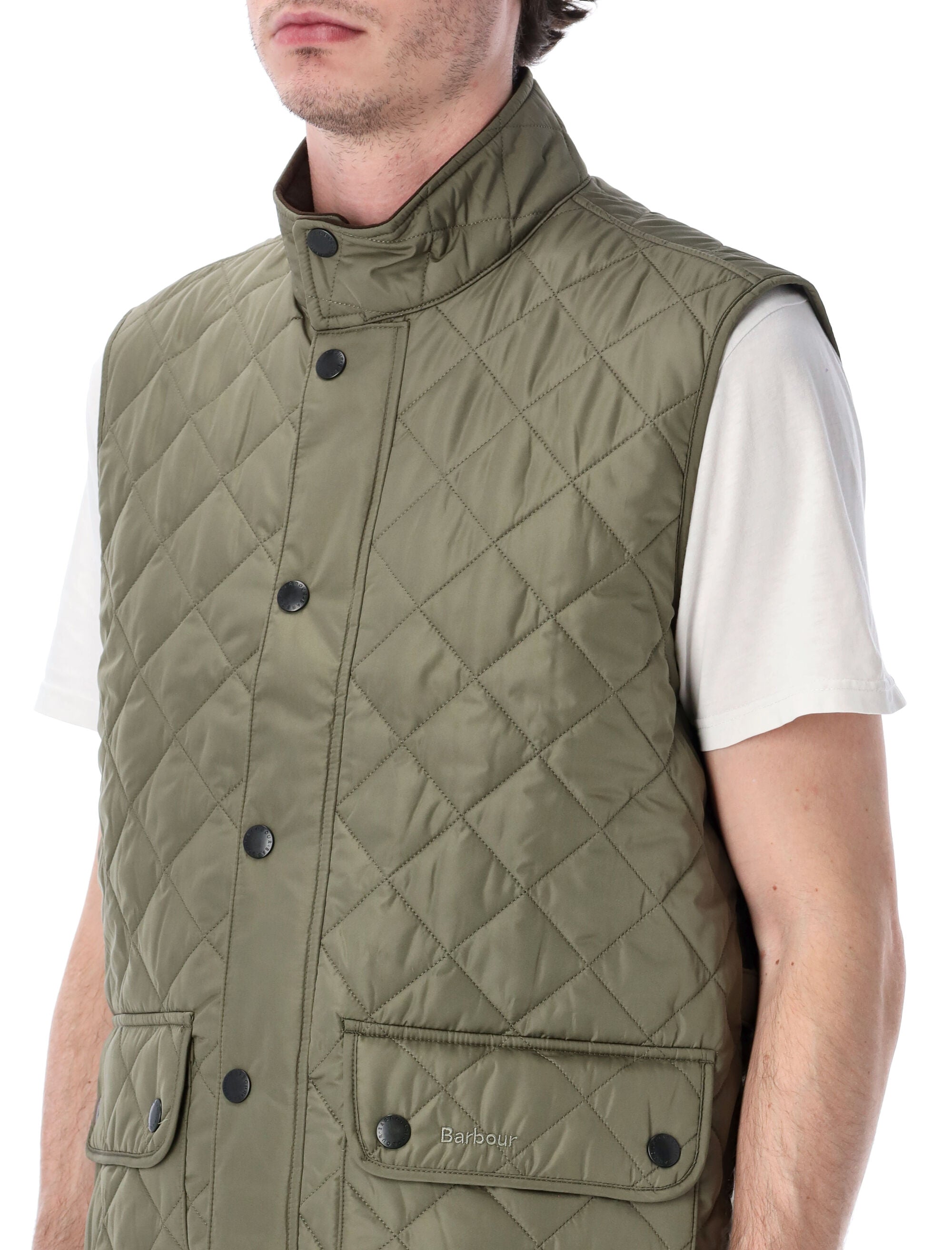 Barbour Lowerdale quilted vest Green Polyester Lining