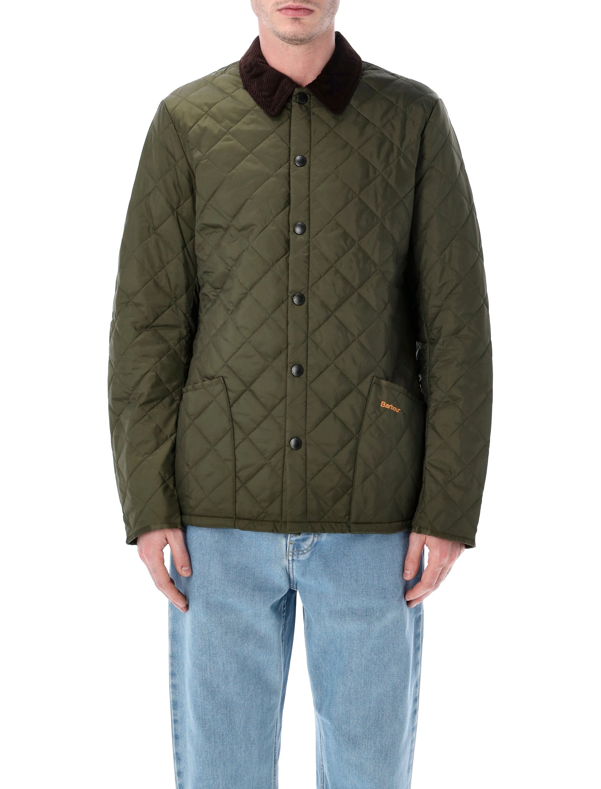Barbour Heritage Liddesdale quilted jacket Olive Polyamide Padding