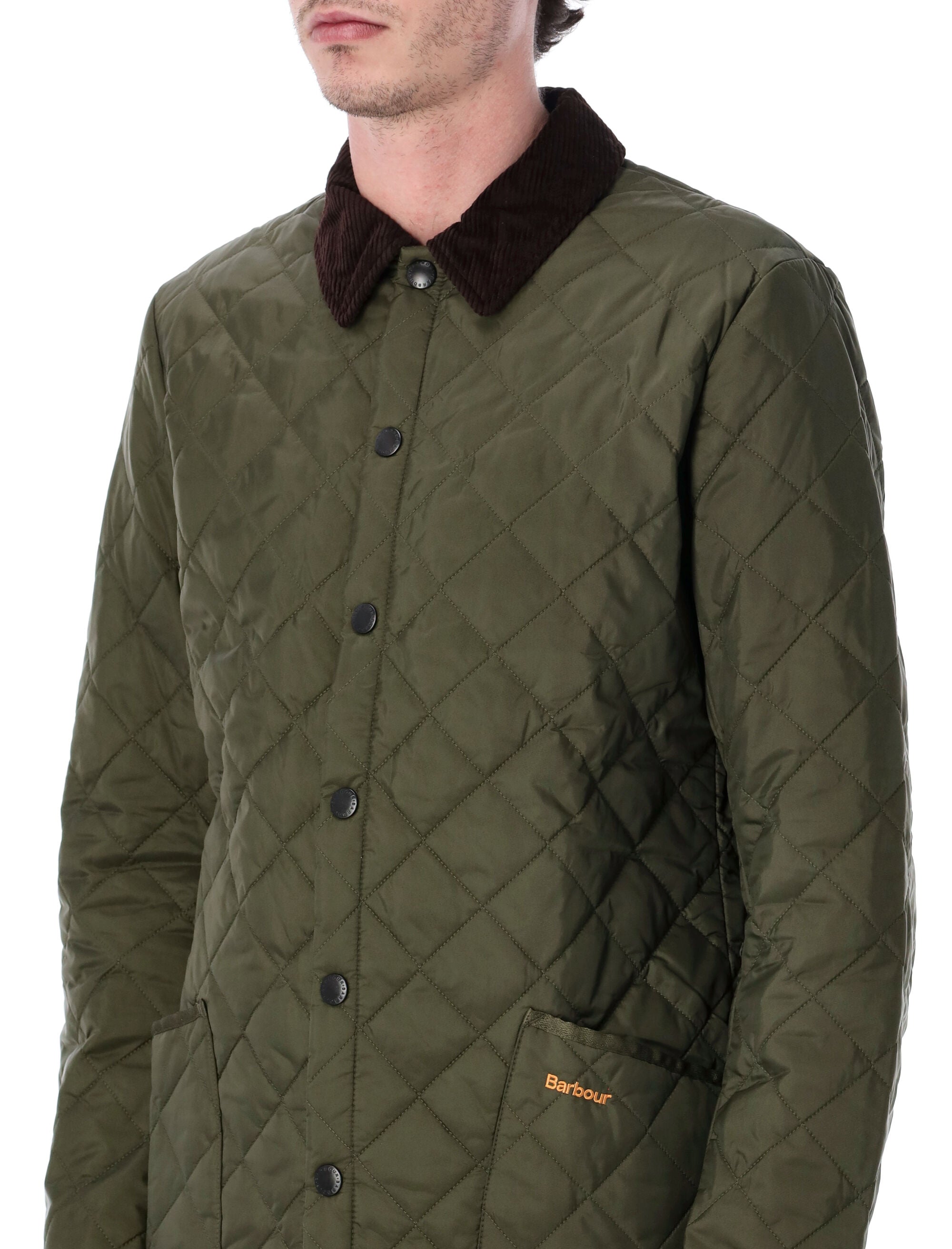 Barbour Heritage Liddesdale quilted jacket Olive Polyamide Padding