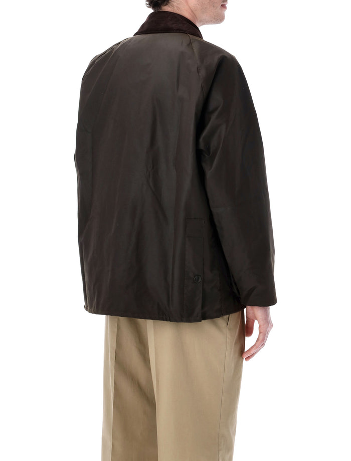 Barbour Classic Bedale waxed jacket Olive Cotton Lining