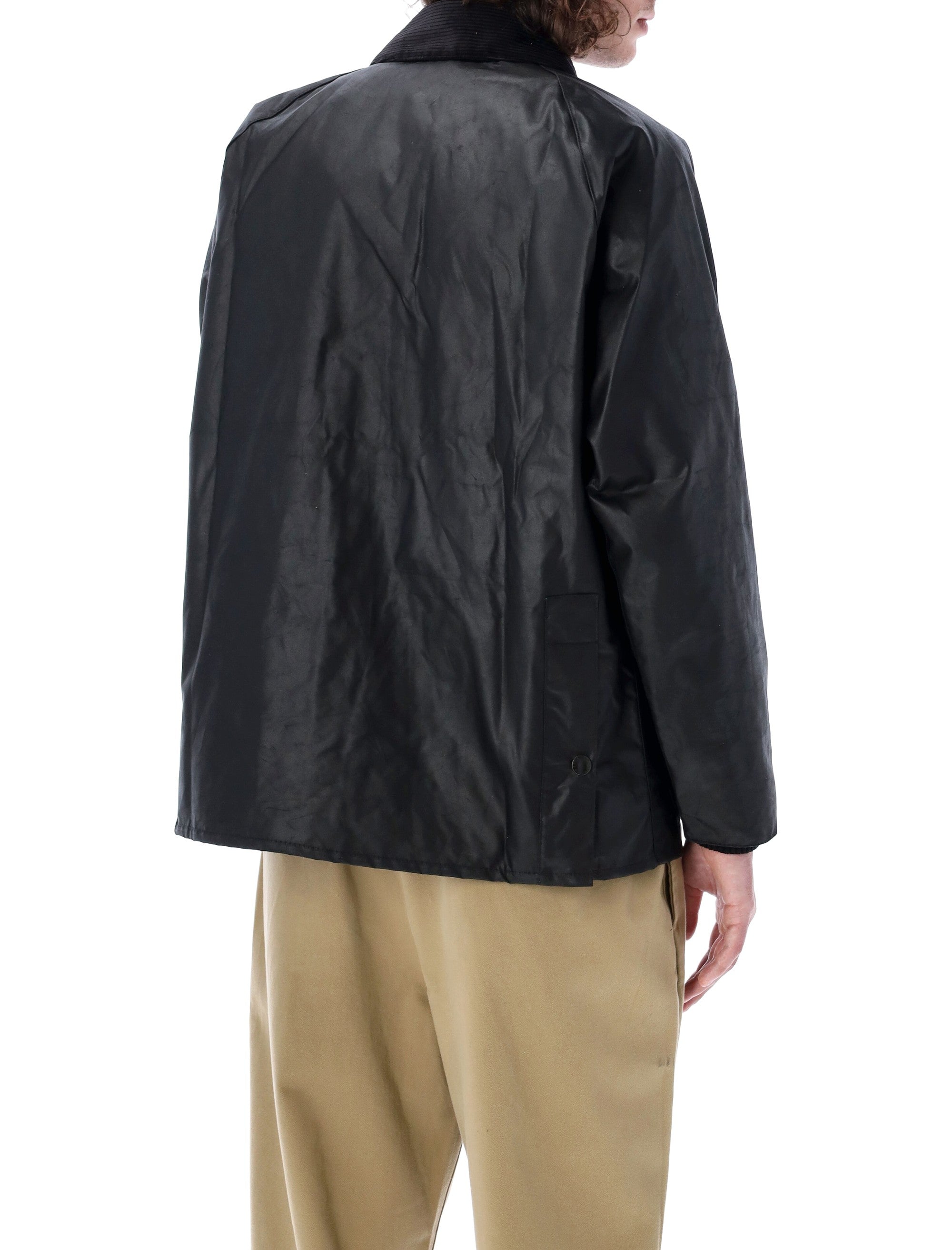 Barbour Bedale waxed cotton jacket Black