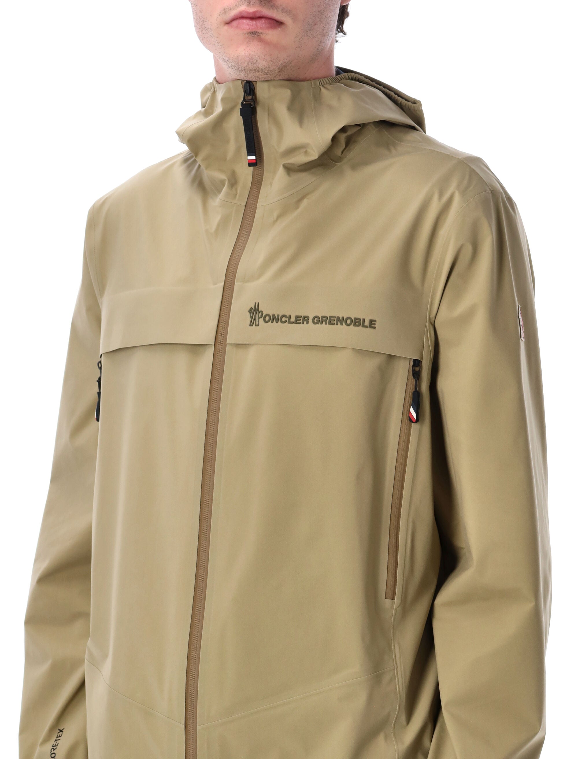 Moncler Grenoble Shipton GORE-TEX® hooded jacket Beige Polyamide