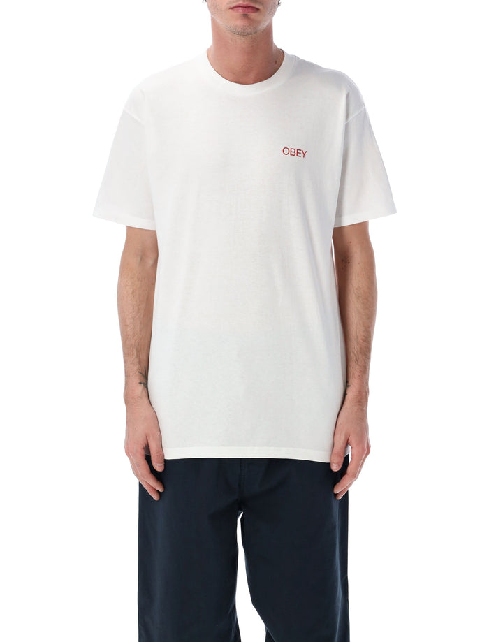 Obey Nouveau Angel graphic t-shirt White Cotton Tshirt