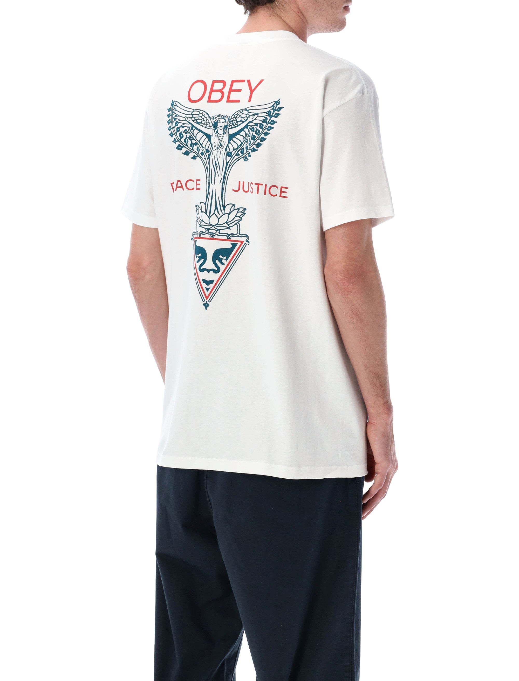 Obey Nouveau Angel graphic t-shirt White Cotton Tshirt