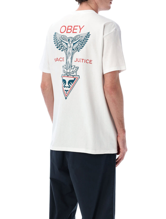Obey Nouveau Angel graphic t-shirt White Cotton Tshirt