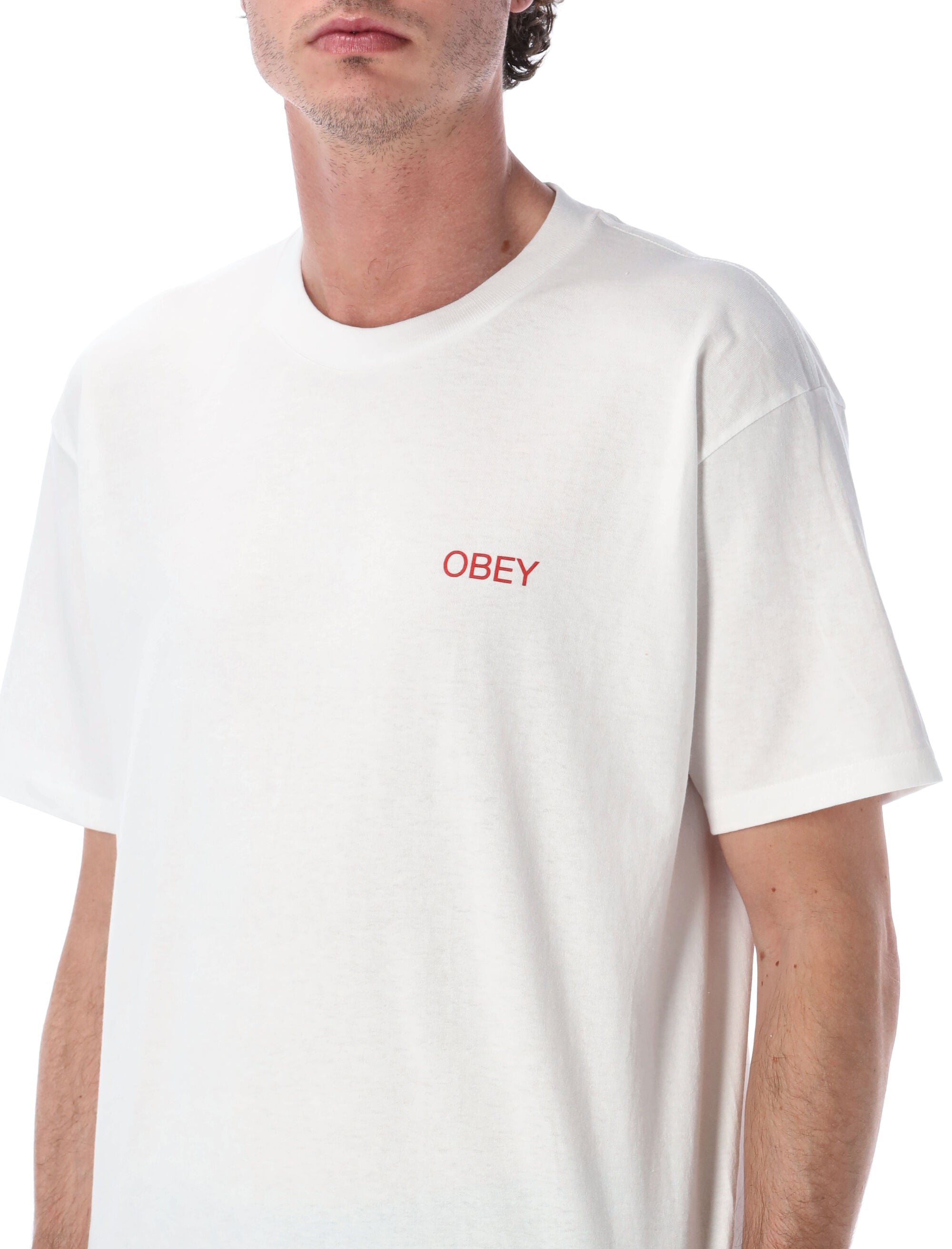 Obey Nouveau Angel graphic t-shirt White Cotton Tshirt
