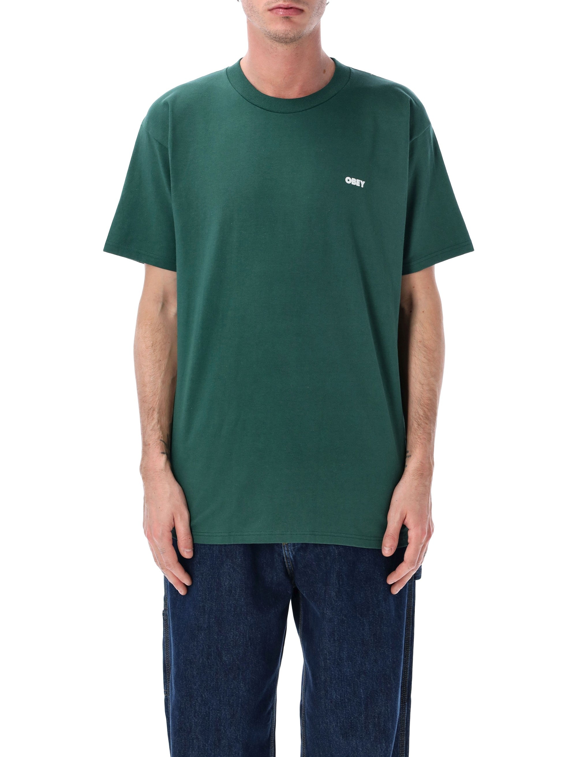 Obey In Bloom graphic t-shirt Rainforest Cotton Tshirt