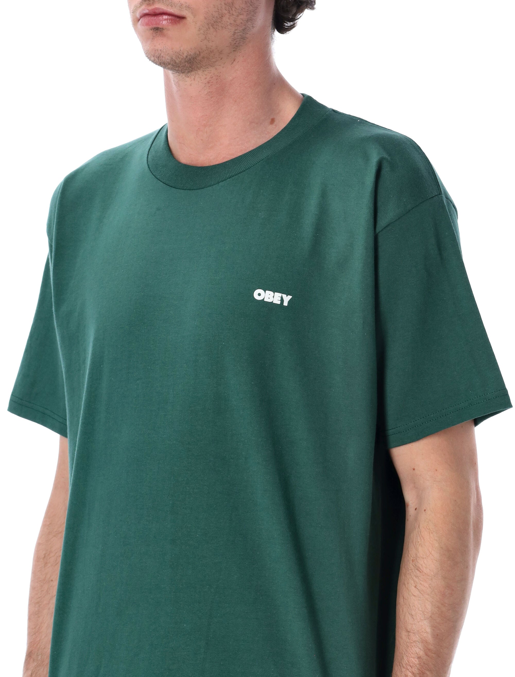 Obey In Bloom graphic t-shirt Rainforest Cotton Tshirt