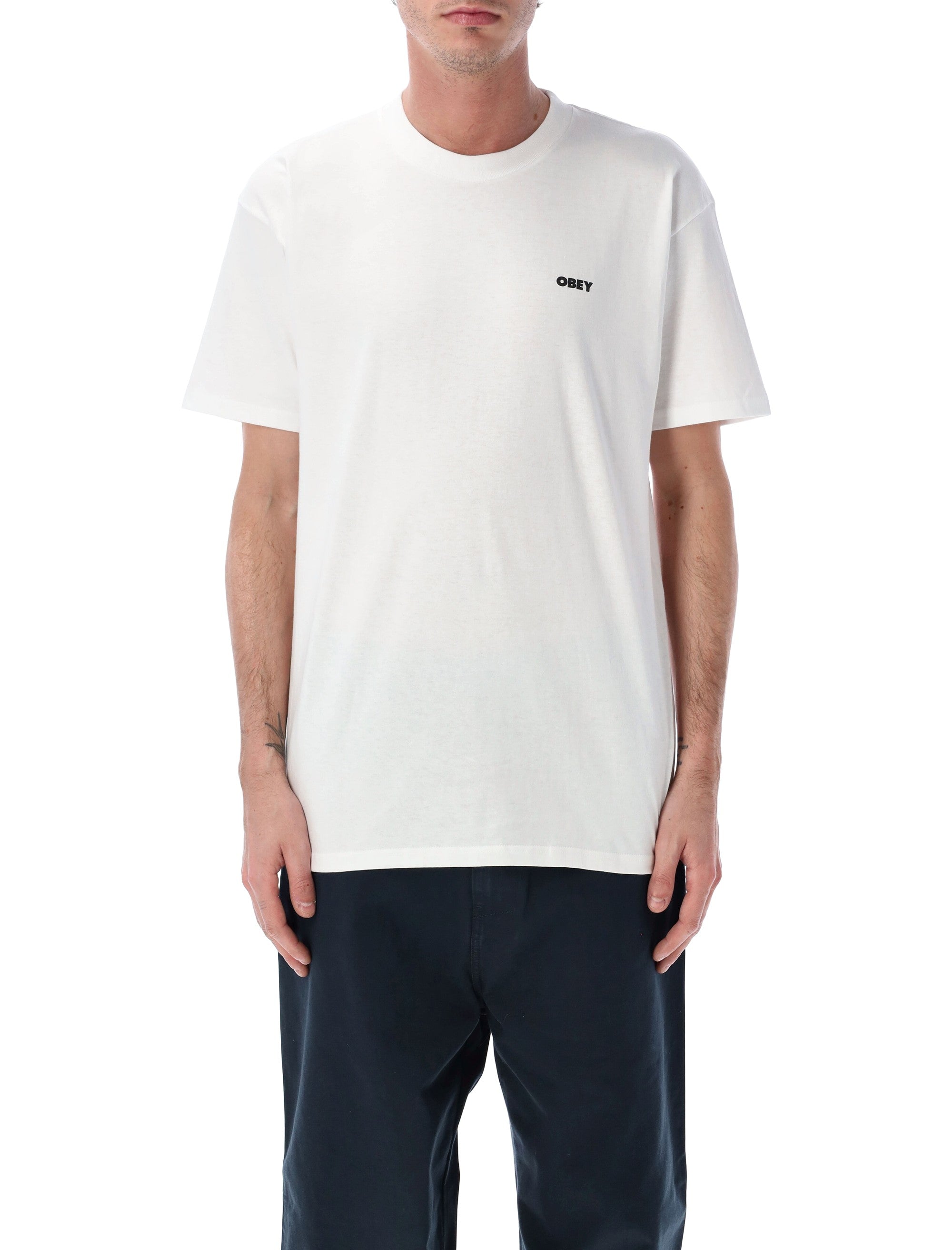 Obey In Bloom graphic t-shirt White Cotton Tshirt