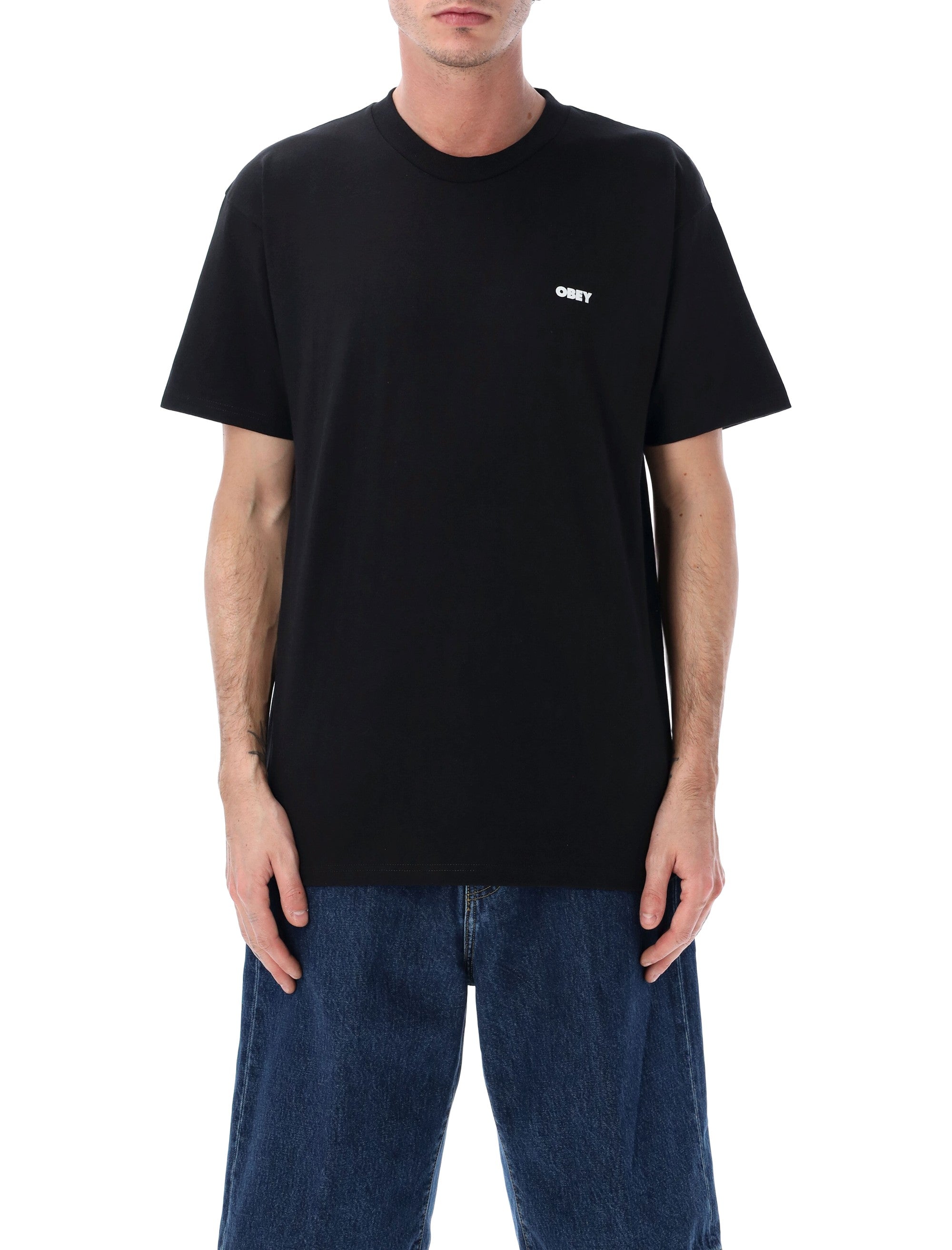 Obey Make Art Third Eye graphic t-shirt Black Cotton Tshirt