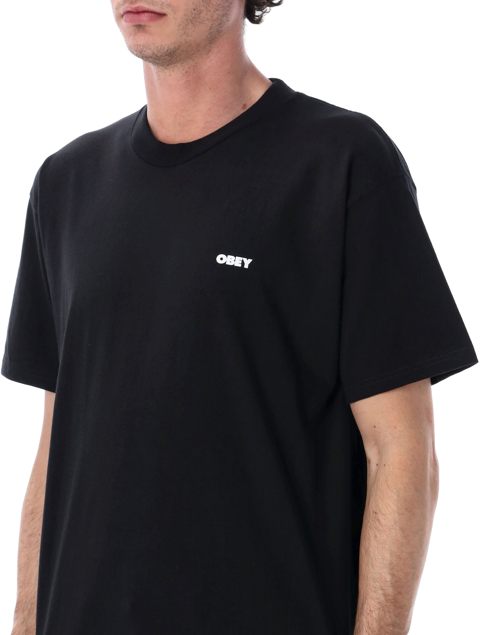 Obey Make Art Third Eye graphic t-shirt Black Cotton Tshirt