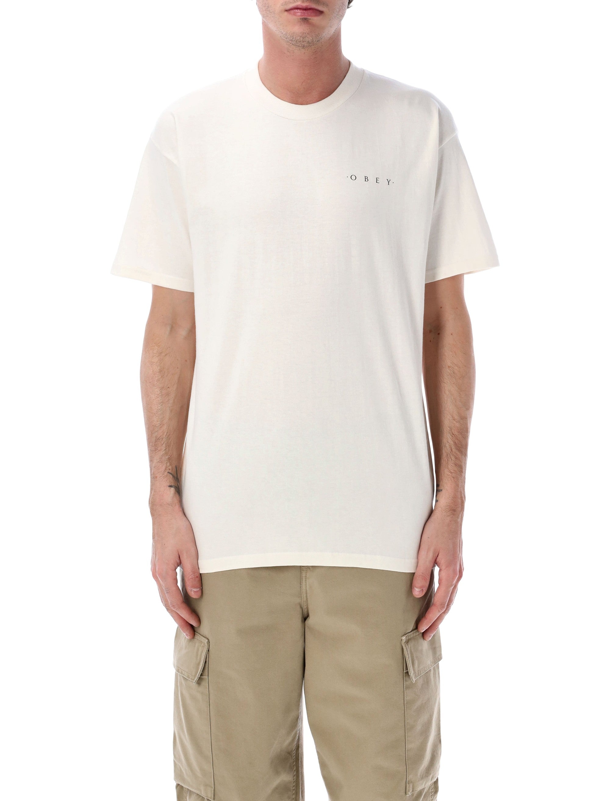 Obey Architecture of the Universe tee Vintage White Cotton Tshirt