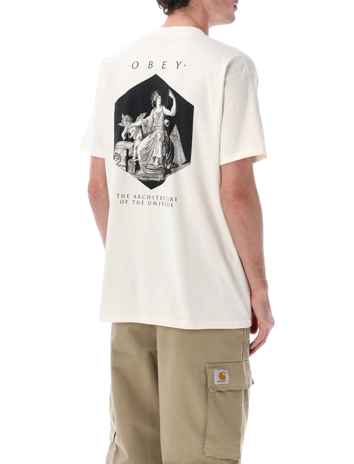 Obey Architecture of the Universe tee Vintage White Cotton Tshirt