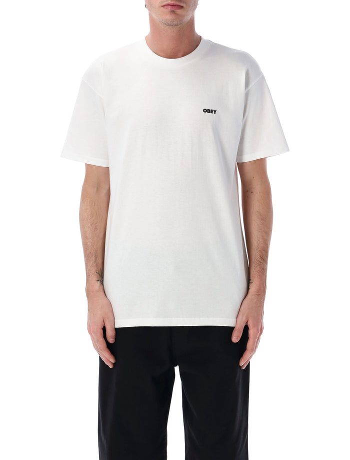 Obey Always Watching graphic t-shirt White Cotton Tshirt