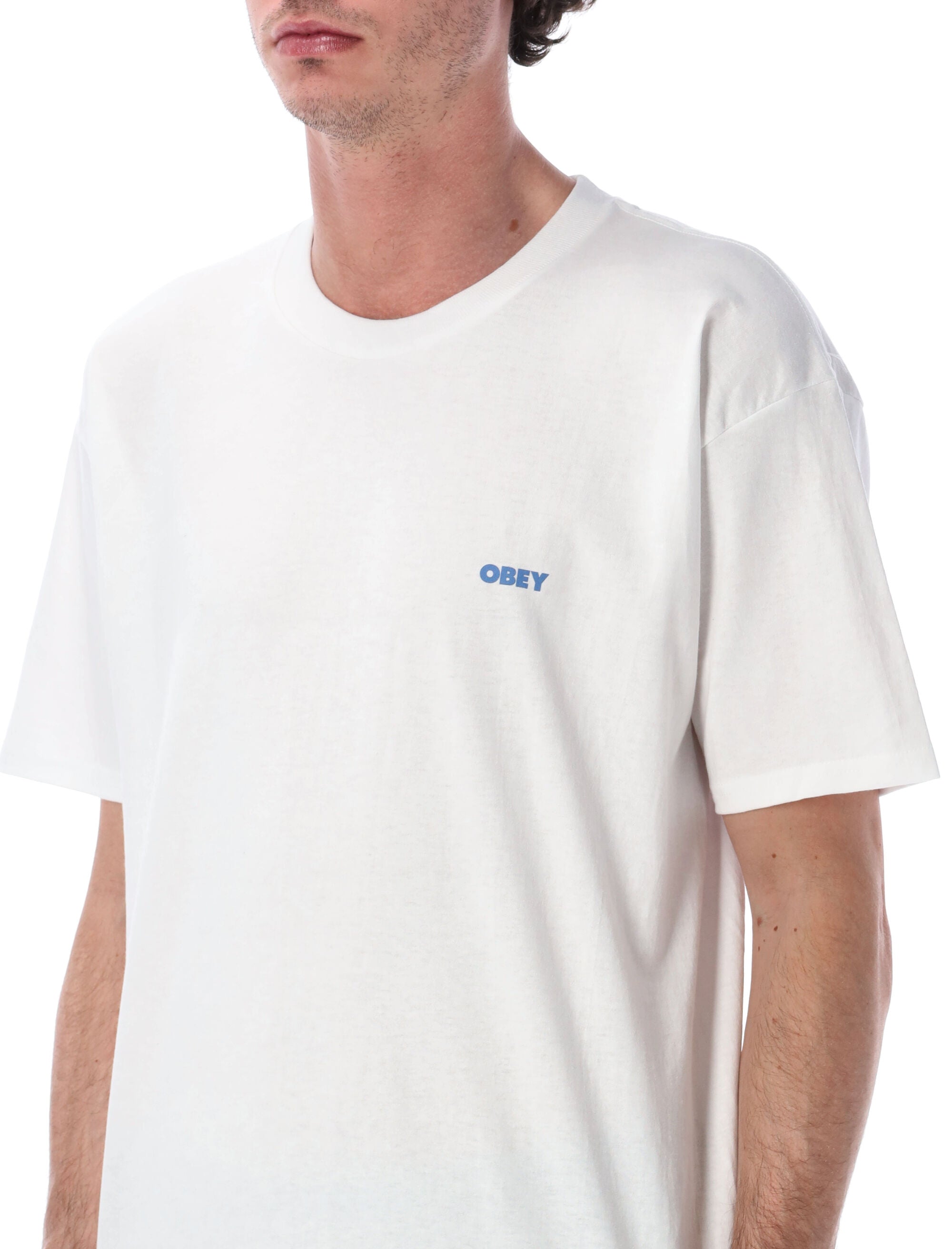 Obey Peep Hole graphic t-shirt White Cotton Tshirt