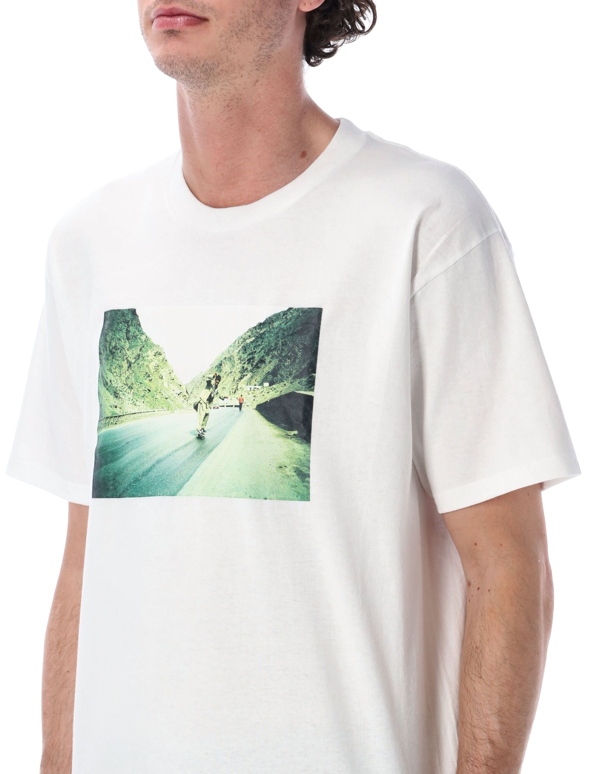 Obey Skateistan Photo graphic tee White Cotton Tshirt