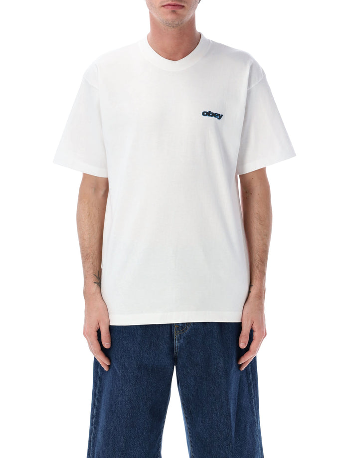 Obey Lips graphic cotton t-shirt White Tshirt