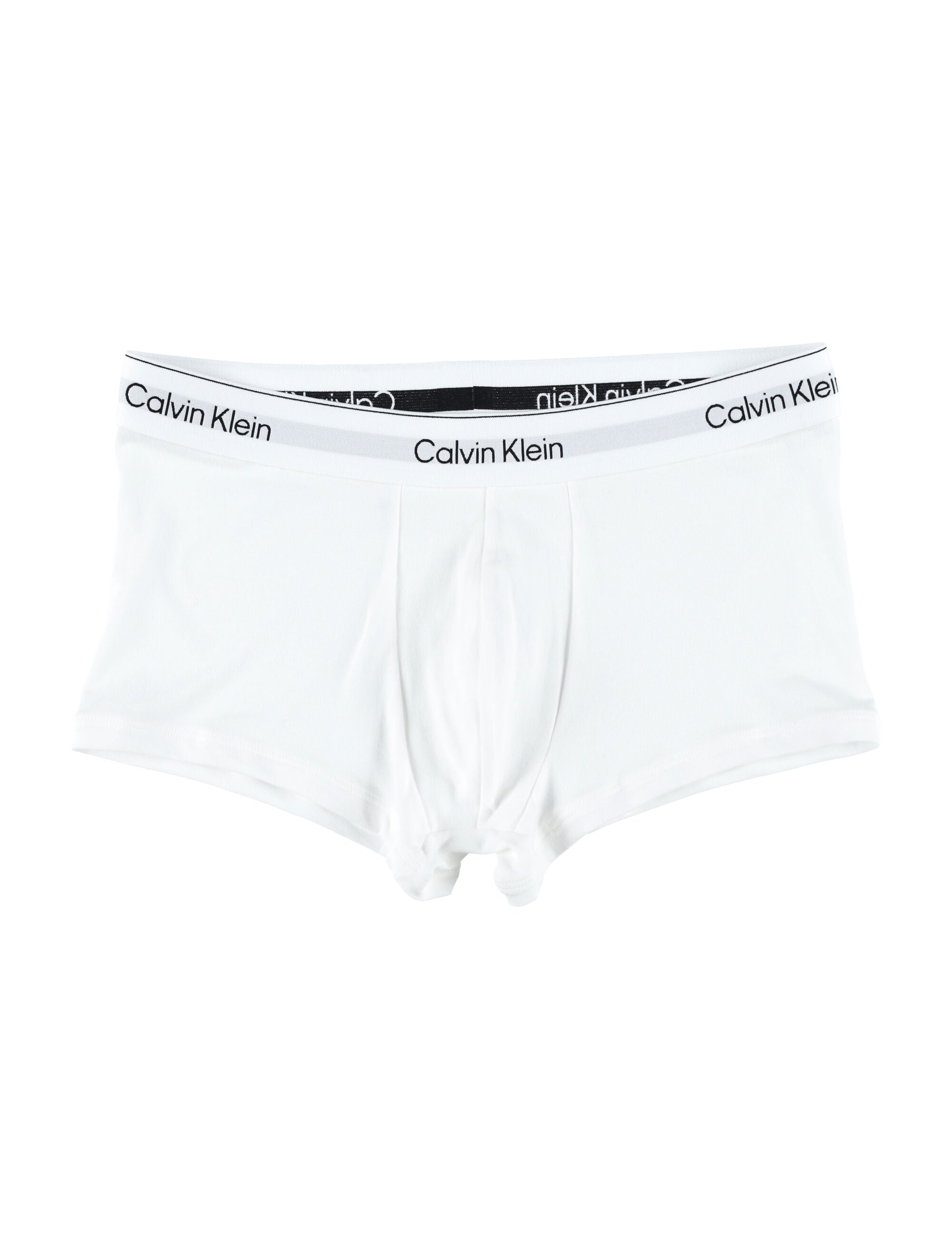 Calvin Klein Cotton Blend 3-Pack Low Rise Trunks White Underwear