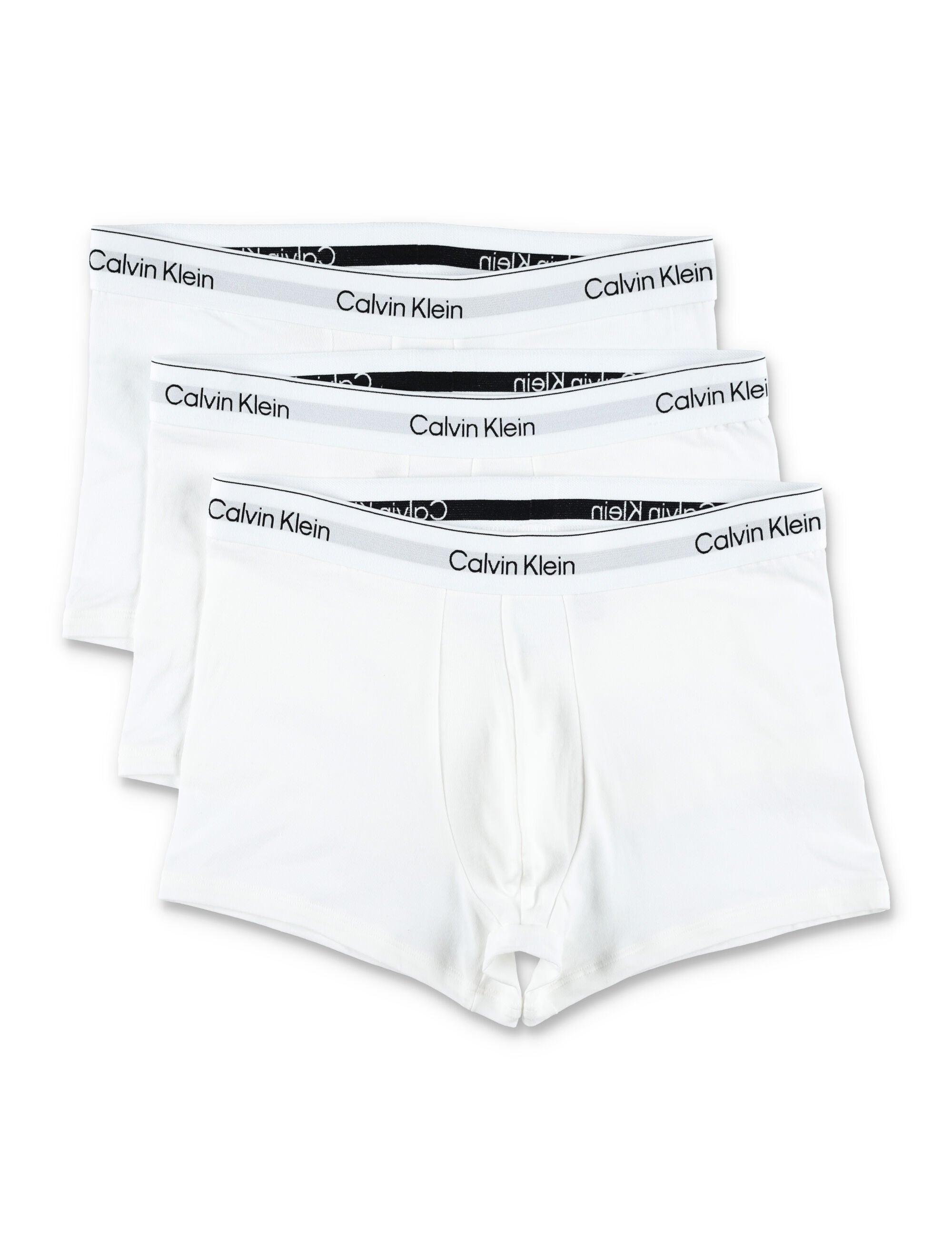 3-Pack Icon Cotton Stretch Trunks White Underwear
