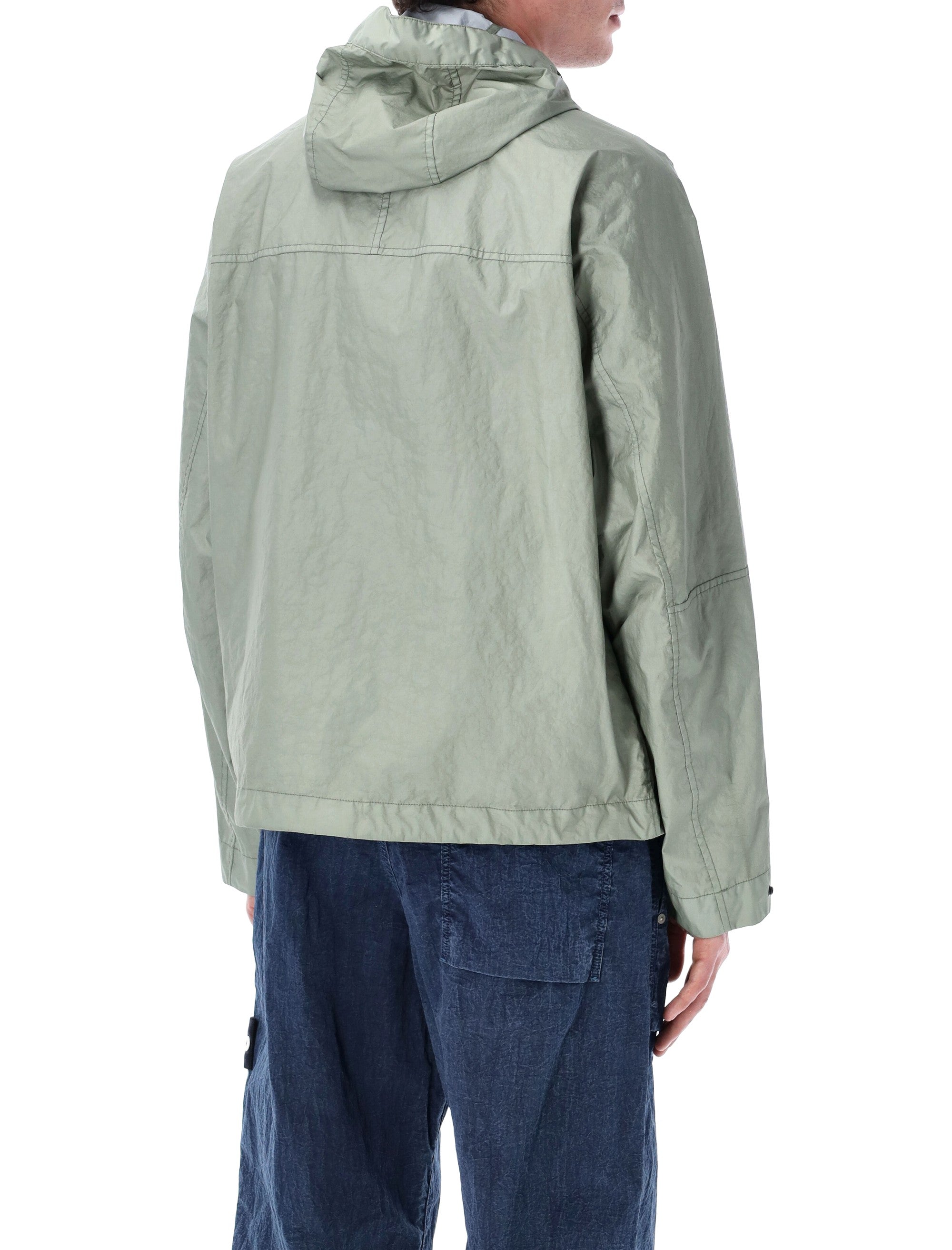 Stone Island Membrana 3L TC hooded jacket Sage External
