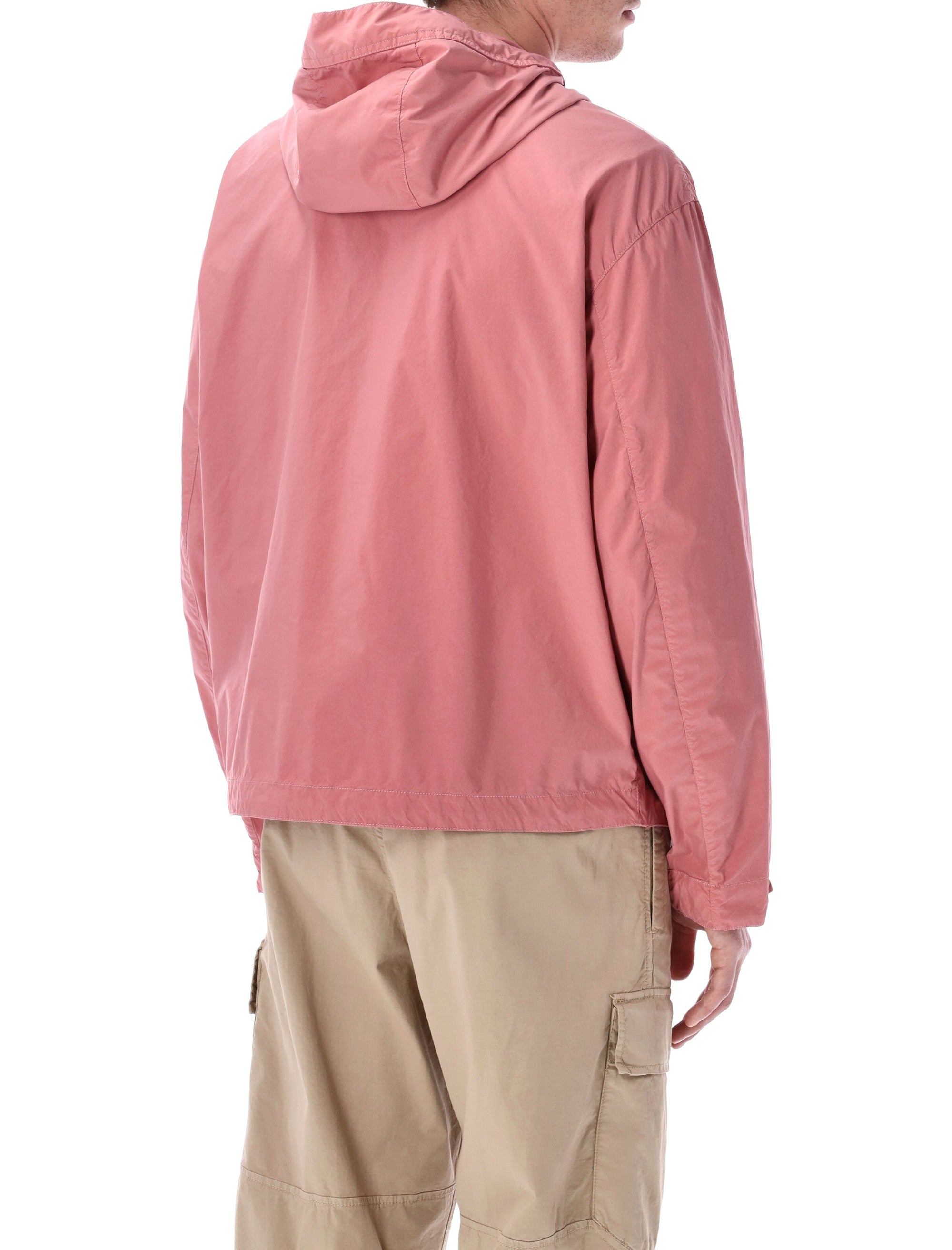 Stone Island water-repellent hooded jacket Oleander Polyester