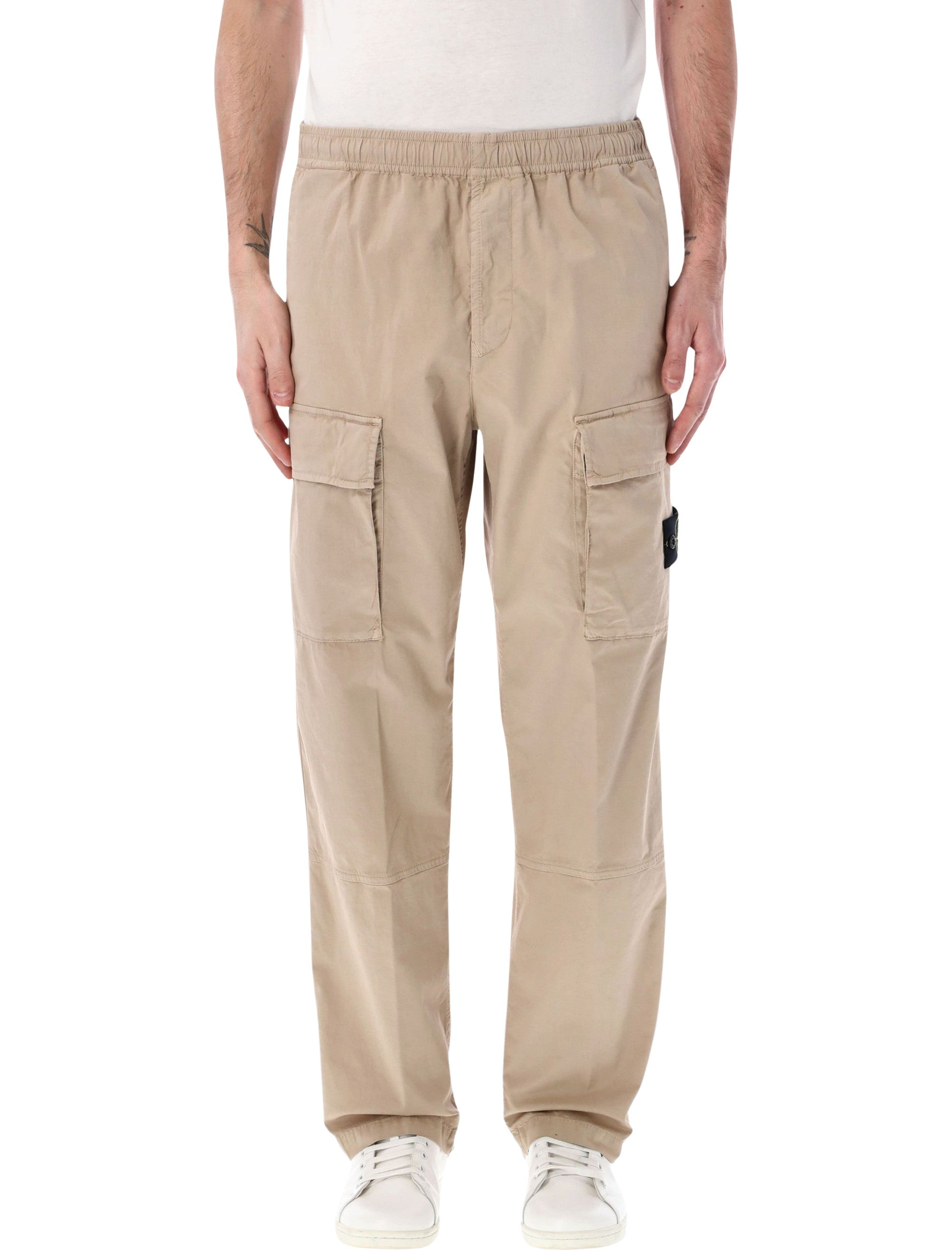 Stone Island cargo jogging pants Desert Cotton