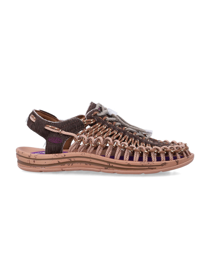 Keen Uneek Leather Womans Sandals - Terrain Bison Upper