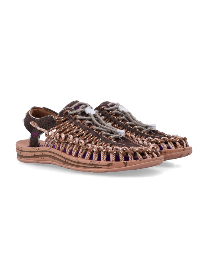 Keen Uneek Leather Womans Sandals - Terrain Bison Upper
