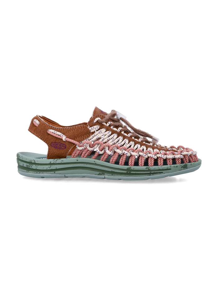 Keen Uneek Leather Womans Sandals - Terrain Roasted Pecan Peacan Upper