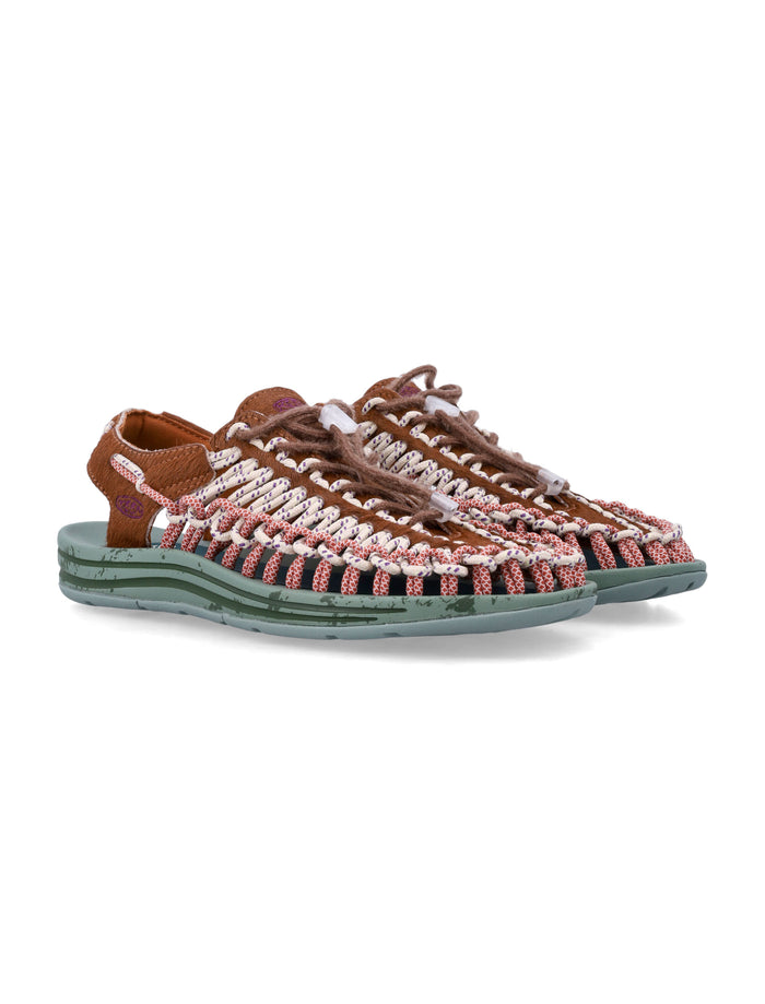 Keen Uneek Leather Womans Sandals - Terrain Roasted Pecan Peacan Upper