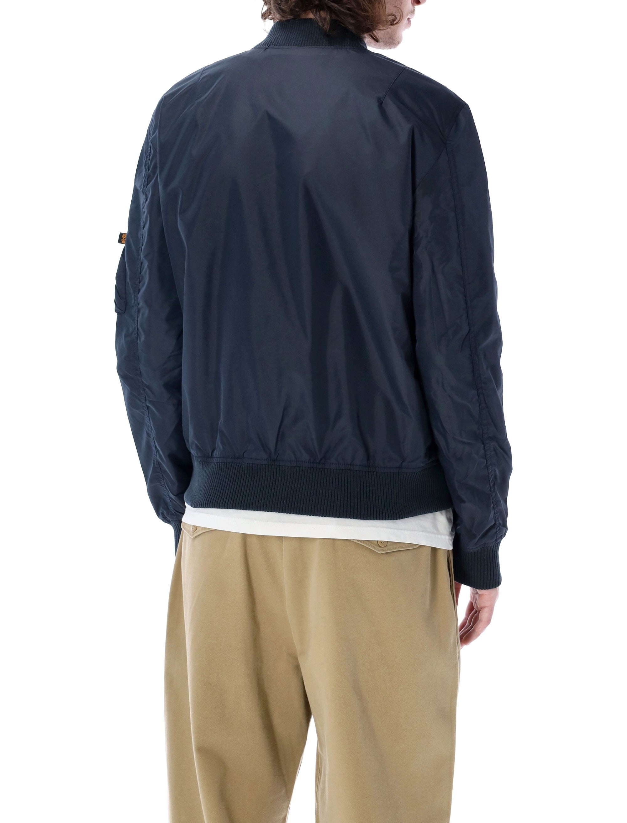 Alpha Industries MA-1 TT nylon bomber jacket Rep Blue Lining