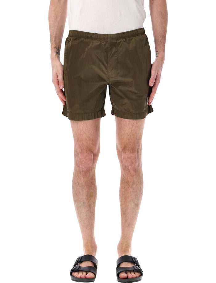 C.p. Company Beachwear Boxer Shorts Ivy Green Polyamide Swimwear