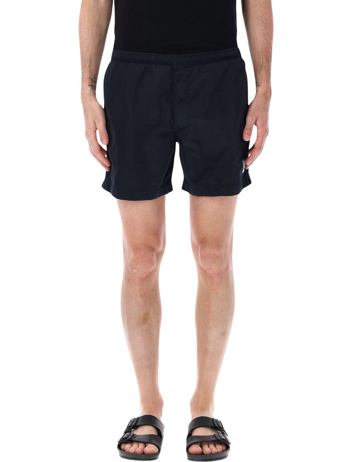 C.p. Company Beachwear Boxer Shorts Total Eclipse Polyamide Swimwear