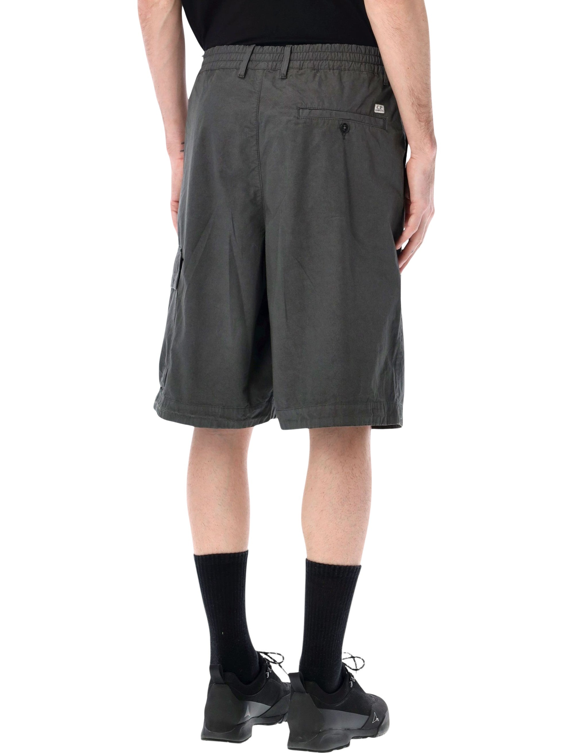 C.P. Company Microreps cargo shorts Dk Grey Cotton
