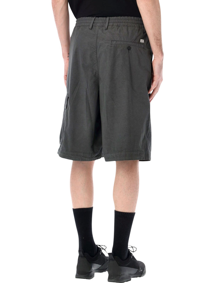 C.P. Company Microreps cargo shorts Dk Grey Cotton