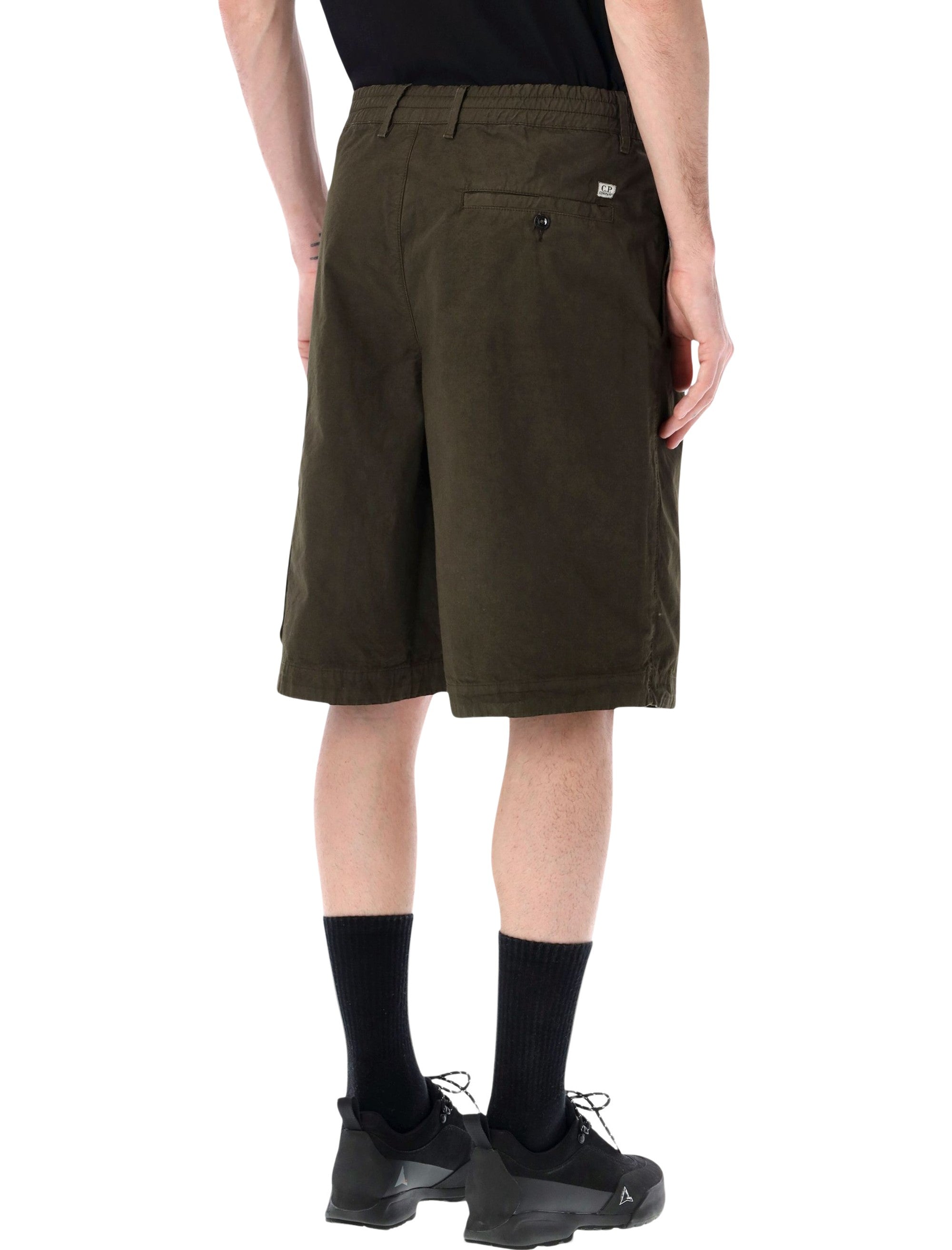 C.P. Company Microreps cargo shorts Dk Olive Cotton