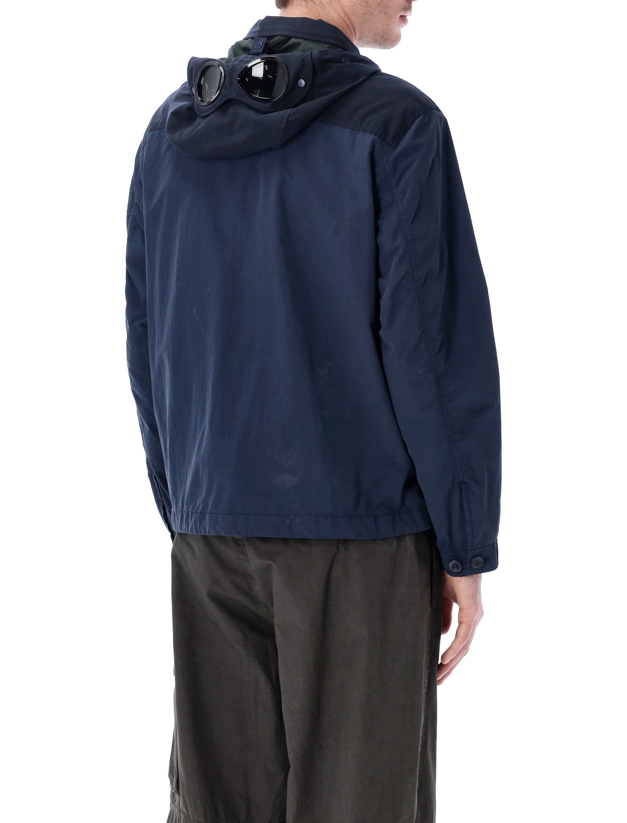 C.P. Company nylon Goggle overshirt Dk Navy Polyamide Jacket