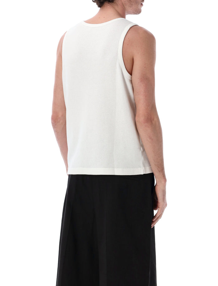 Studio Nicholson Razim Cotton Jersey Tank Parchment