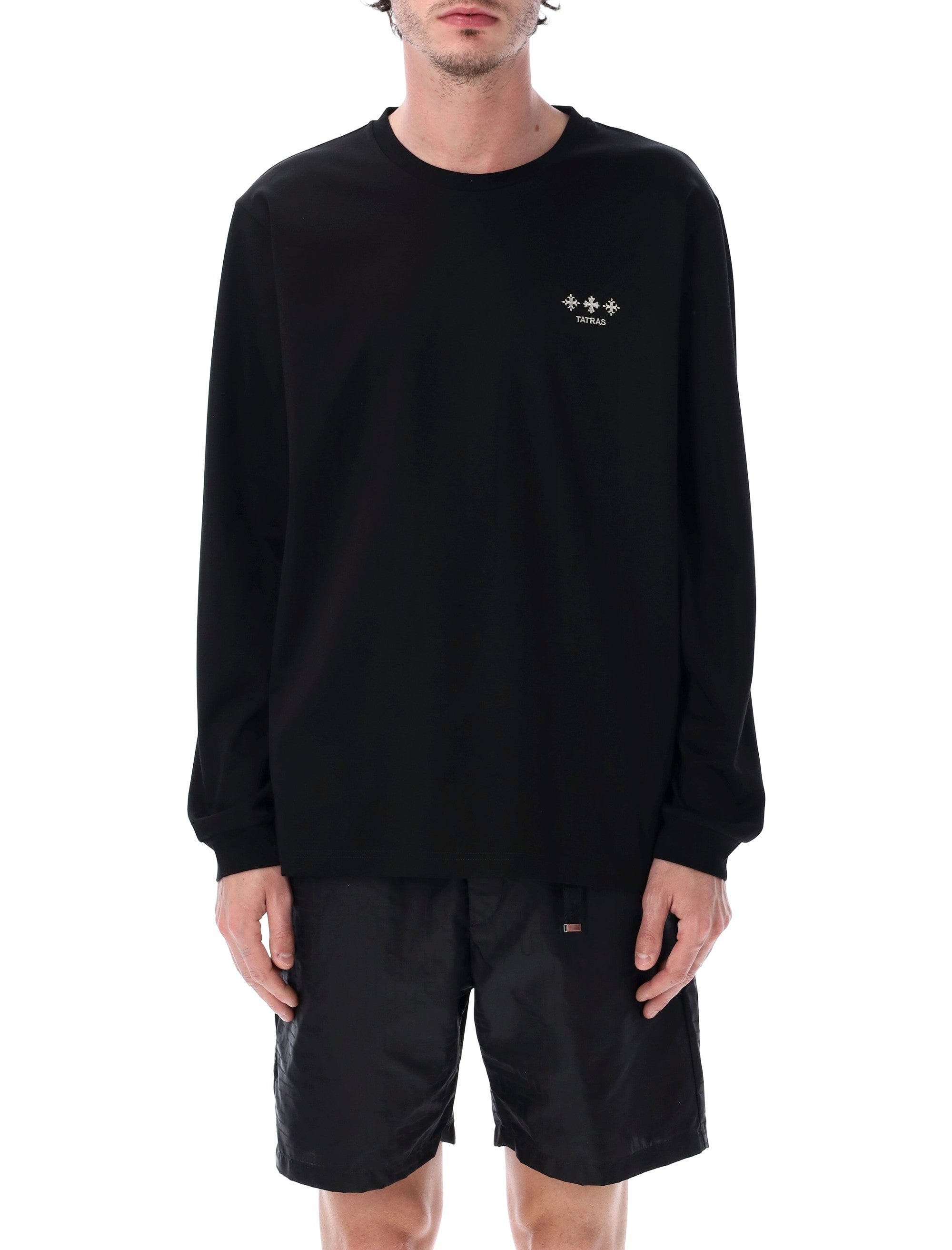 Tatras Beleci Long Sleeve T-Shirt Black Cotton