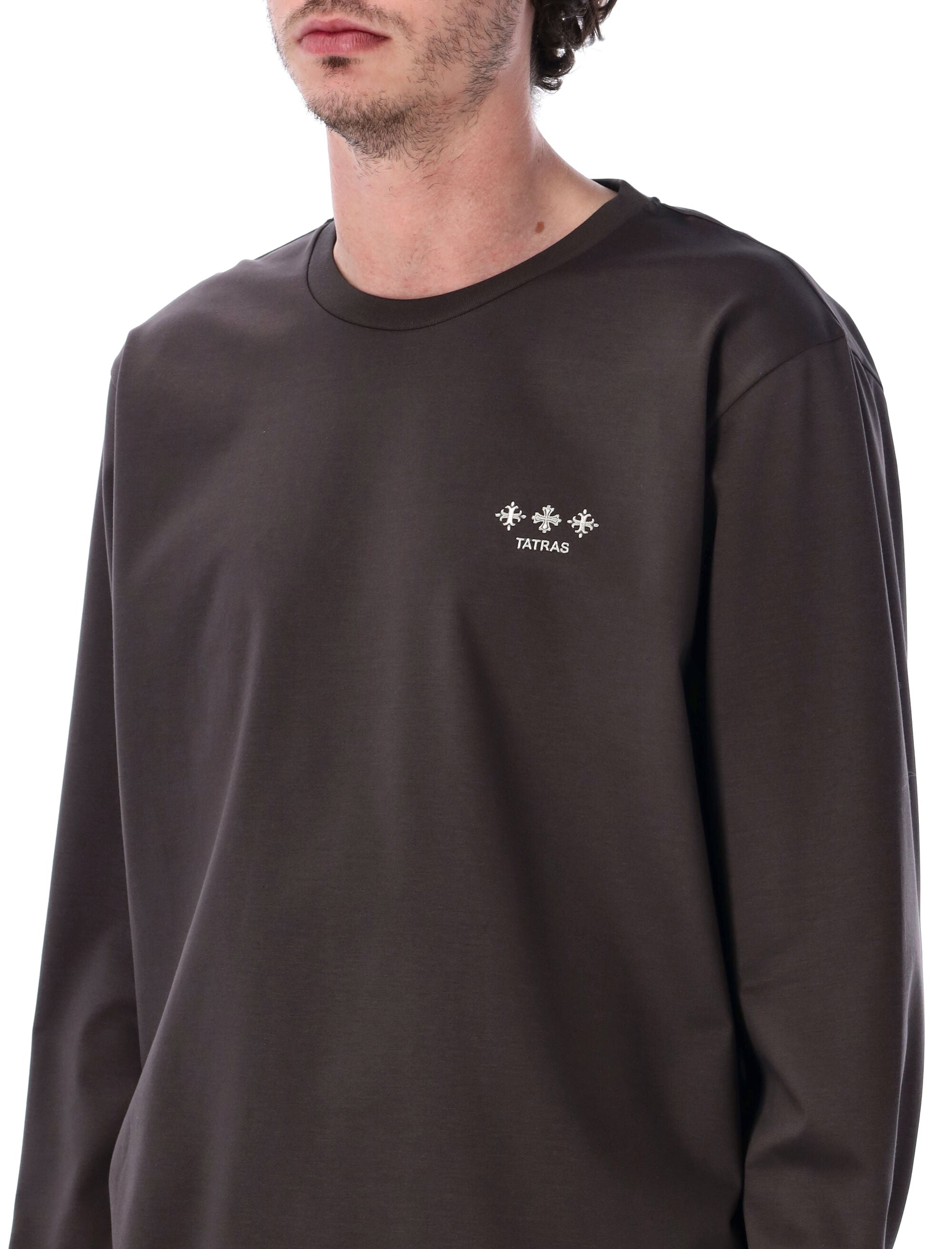 Tatras Beleci Long Sleeve T-Shirt Anthracite Cotton
